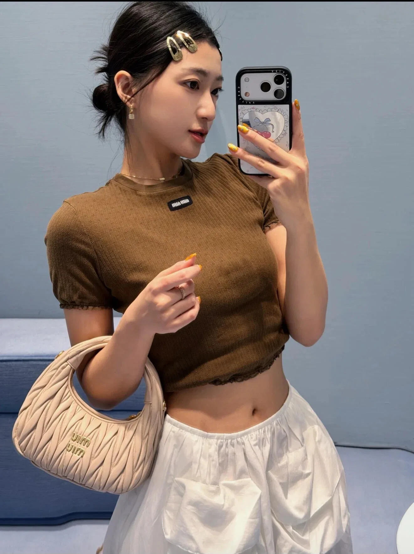 MIU 27FW IDIZMXF 002 반팔니트 13