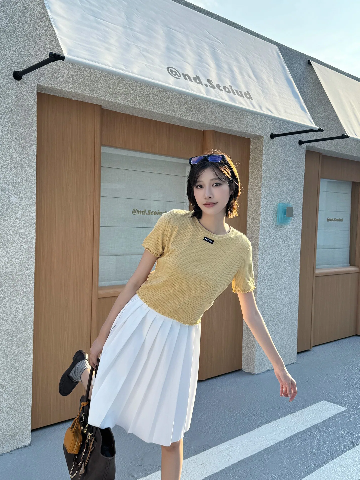 MIU 27FW IDIZMXF 002 반팔니트 33