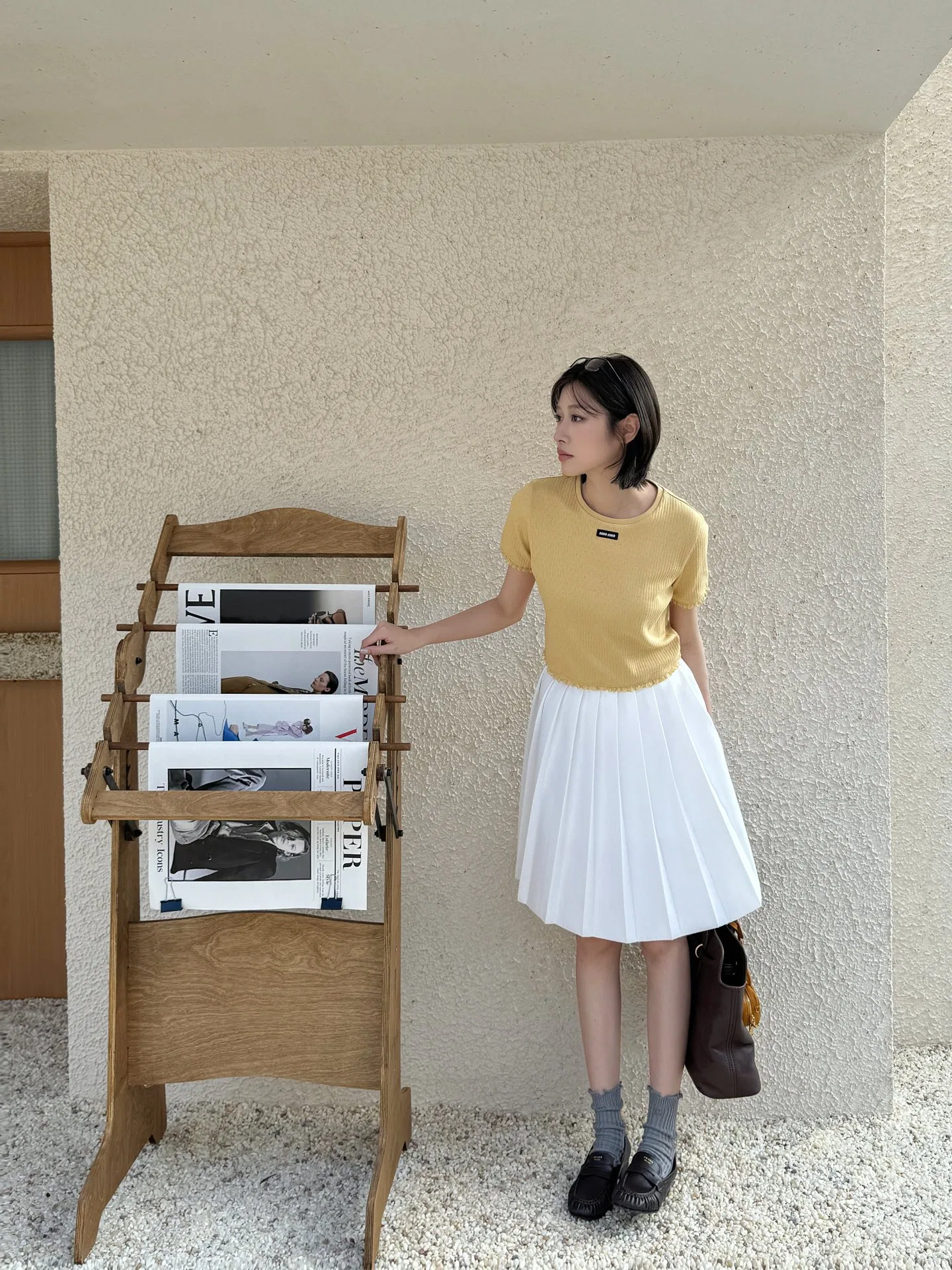 MIU 27FW IDIZMXF 002 반팔니트 37