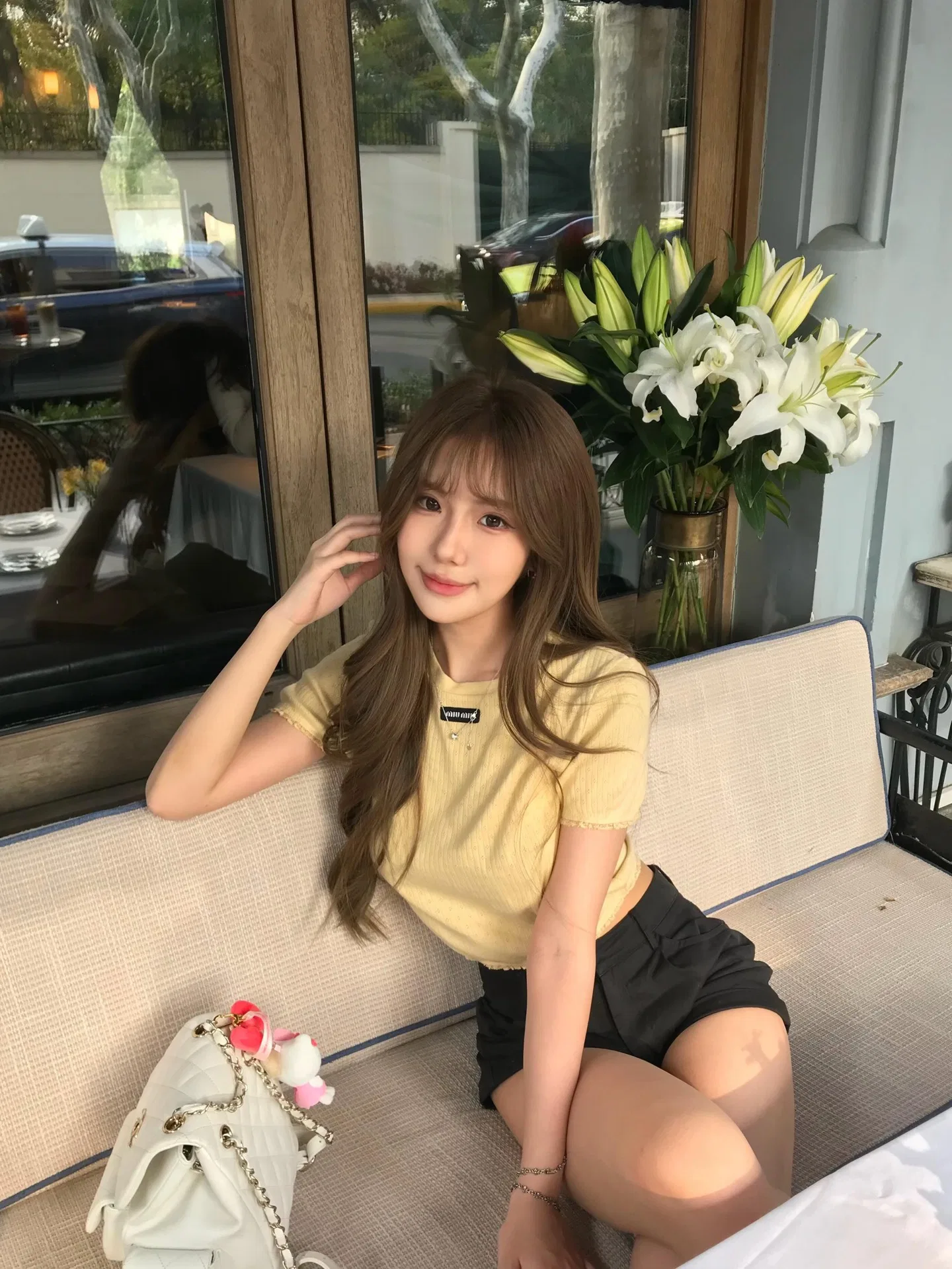 MIU 27FW IDIZMXF 002 반팔니트 38