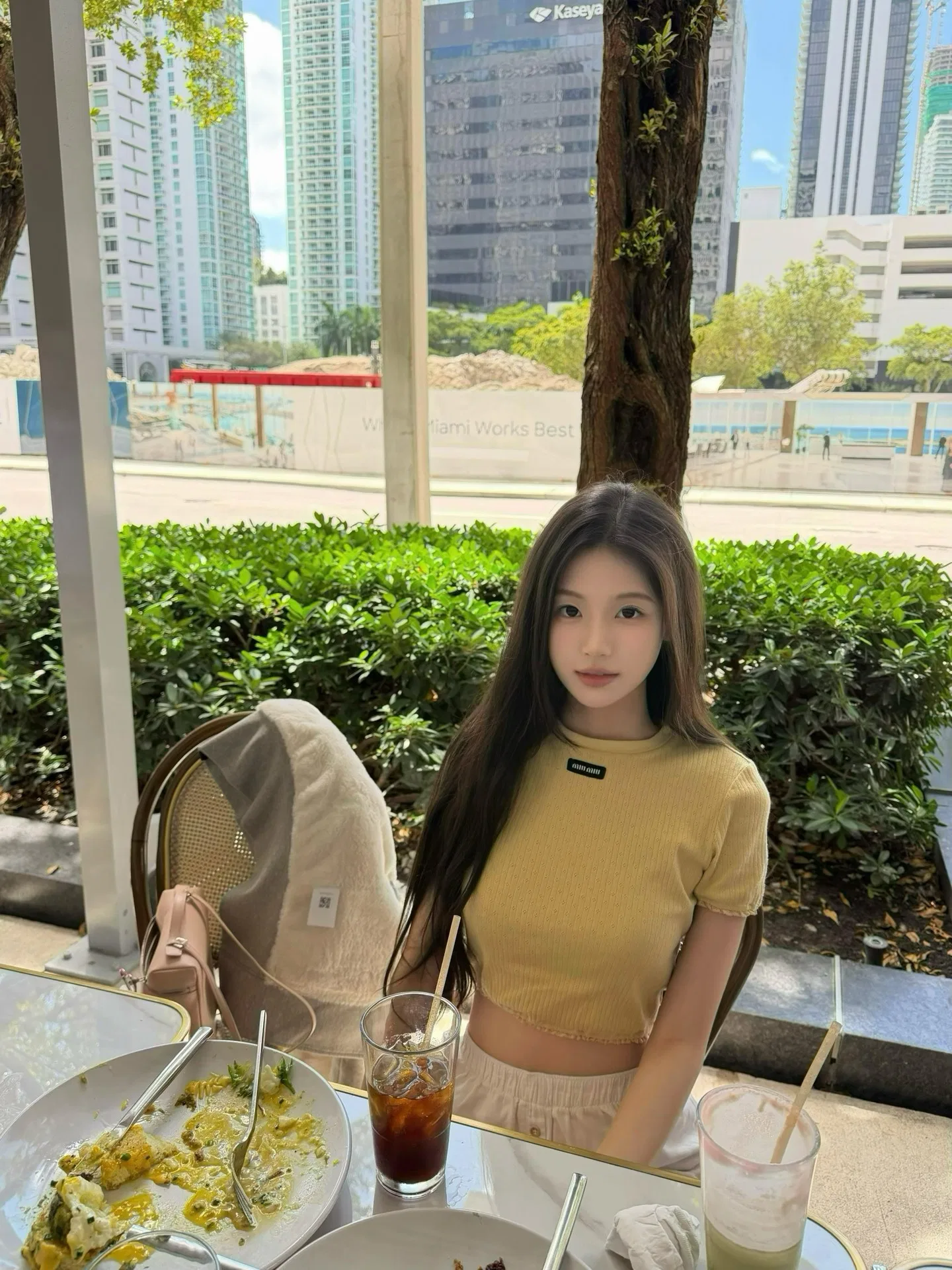 MIU 27FW IDIZMXF 002 반팔니트 40
