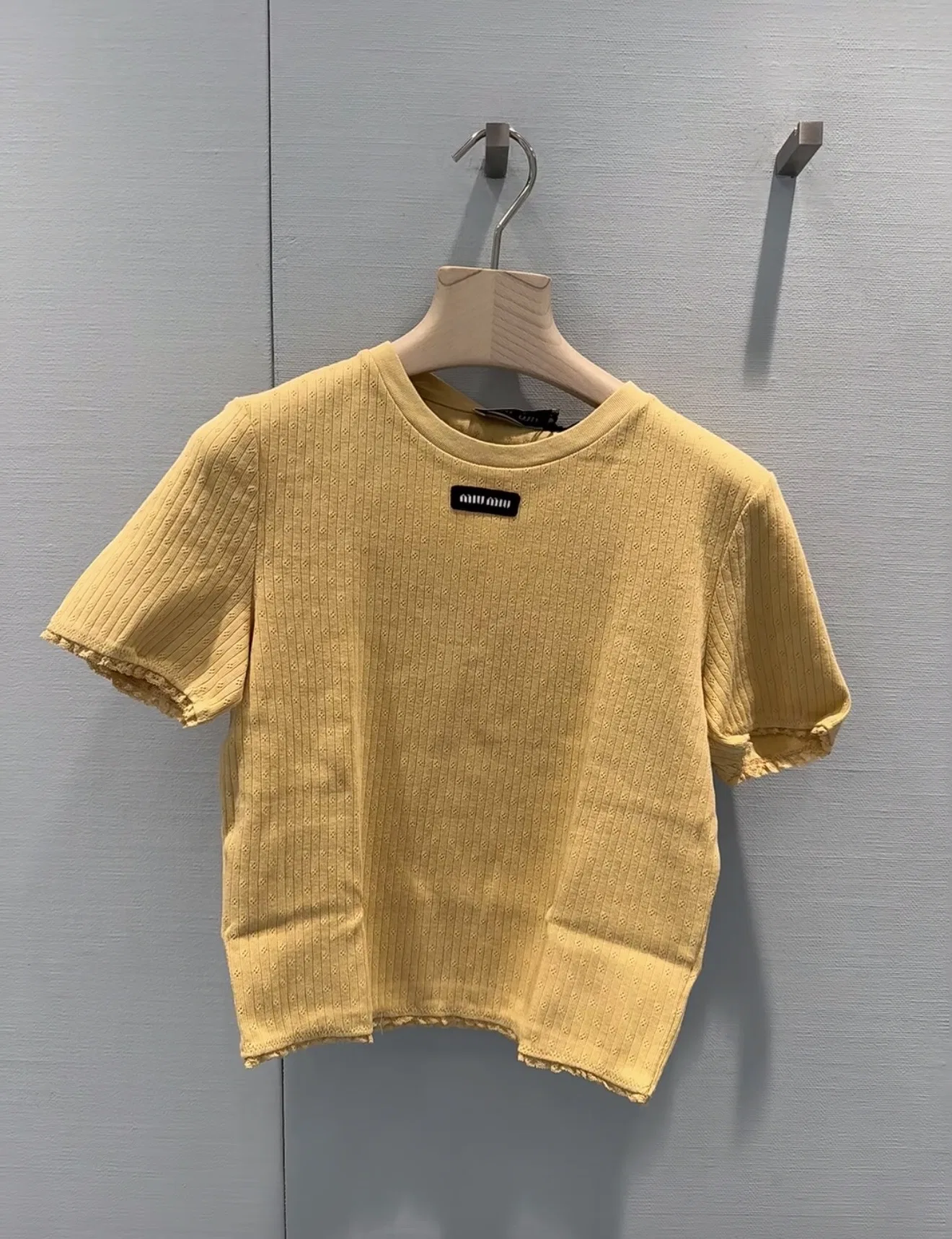 MIU 27FW IDIZMXF 002 반팔니트 42