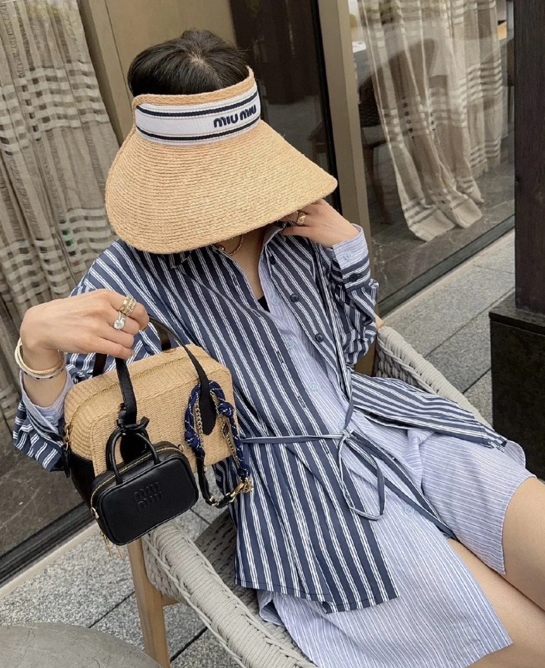 MIU 27FW KKBSXQZ 008 썬캡 12