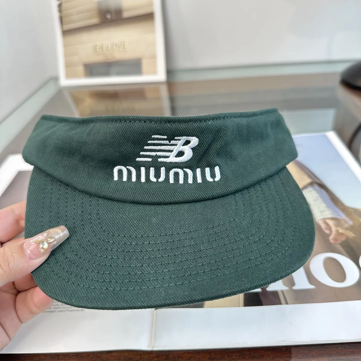 MIU 27FW KKBSXQZ 014 썬캡 49