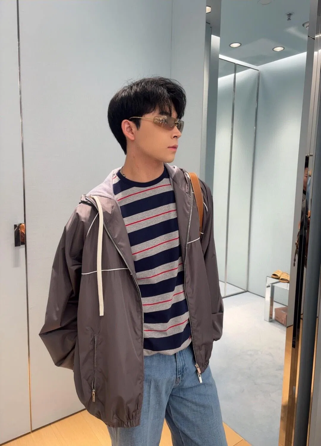 MIU 27FW LAGCTFP 001 후드자켓 34