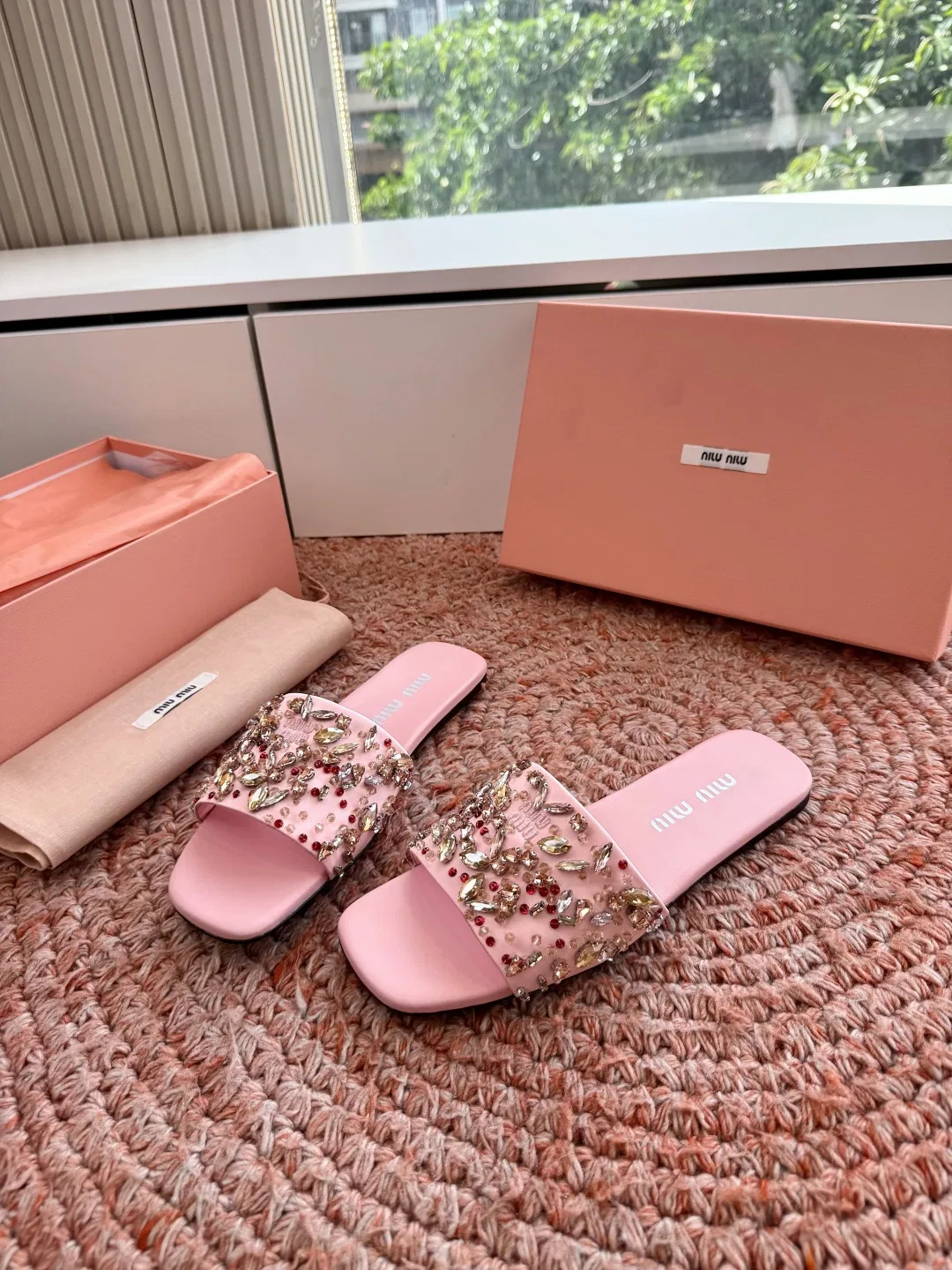 MIU 27FW OMDCLSE 018 슬리퍼 9