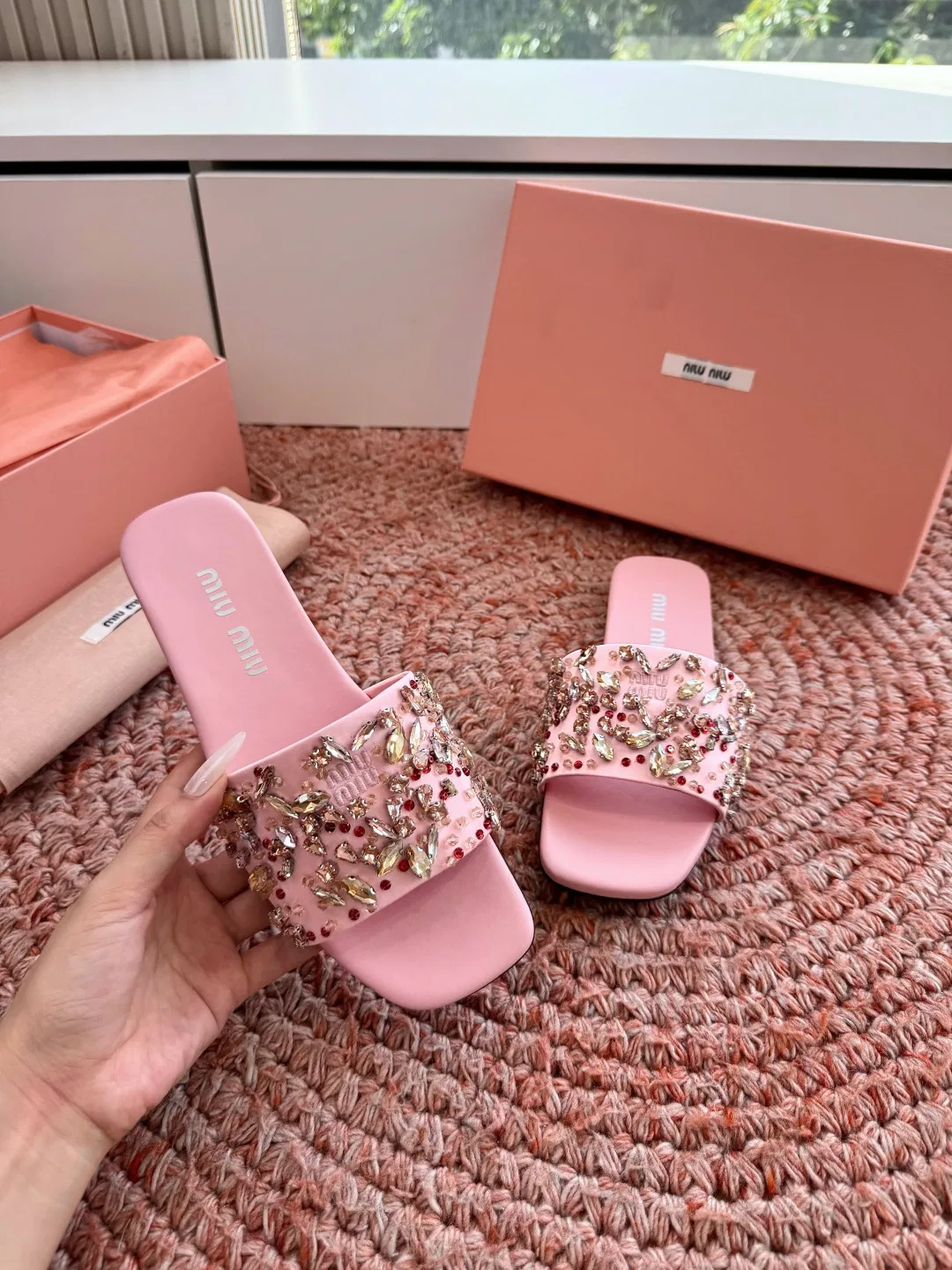 MIU 27FW OMDCLSE 018 슬리퍼 11