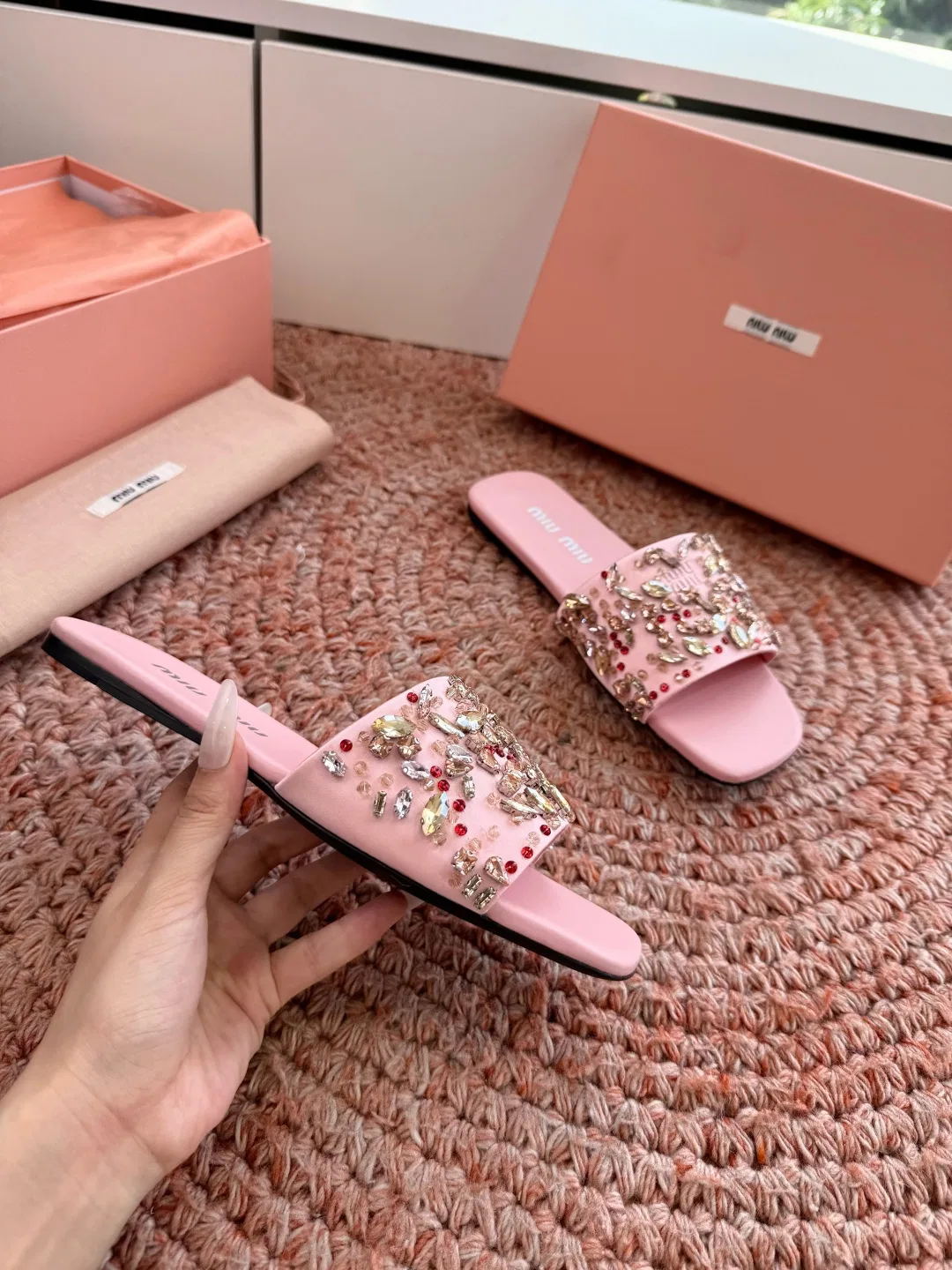 MIU 27FW OMDCLSE 018 슬리퍼 12