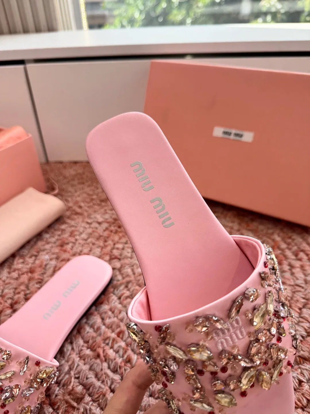 MIU 27FW OMDCLSE 018 슬리퍼 14