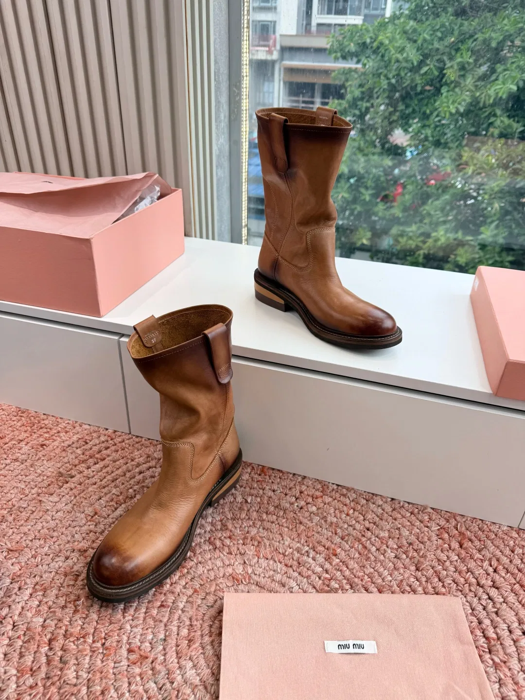 MIU 27FW OMDCLSE 020 부츠 13