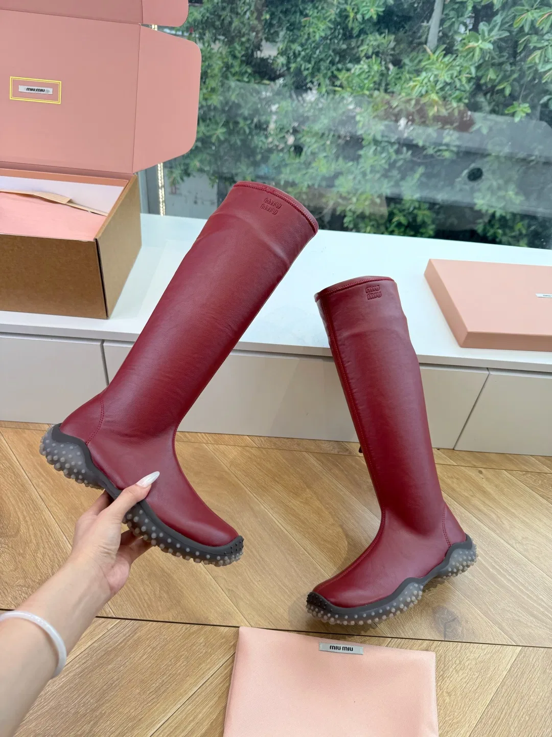 MIU 27FW OMDCLSE 021 부츠 21