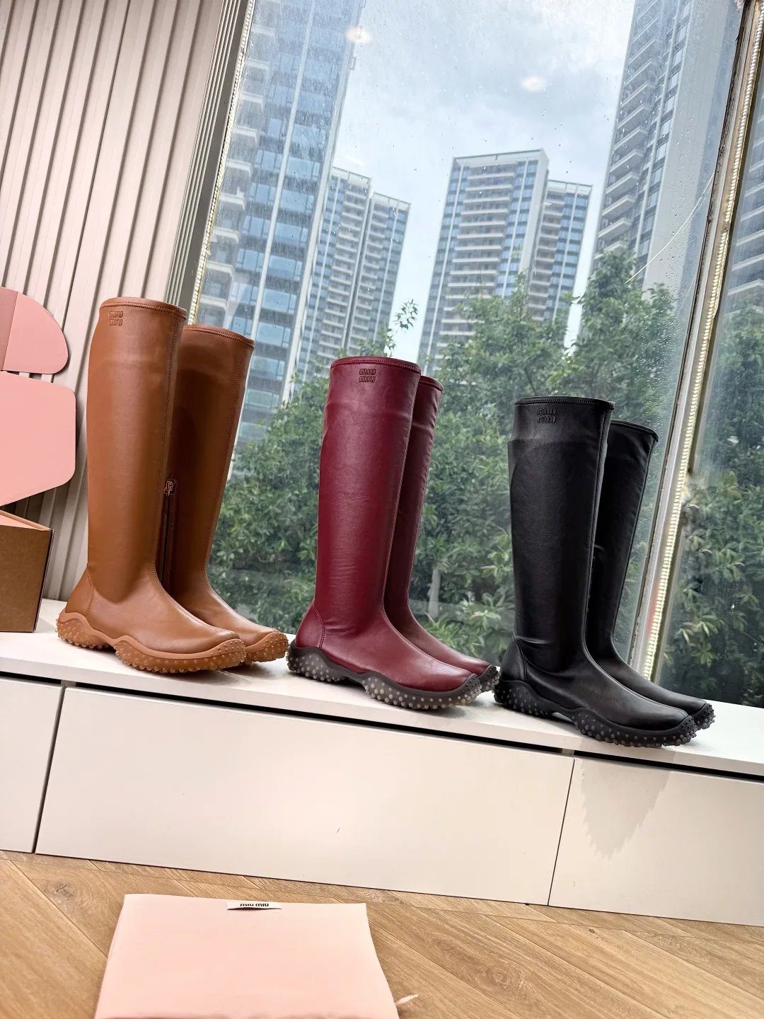 MIU 27FW OMDCLSE 021 부츠 25