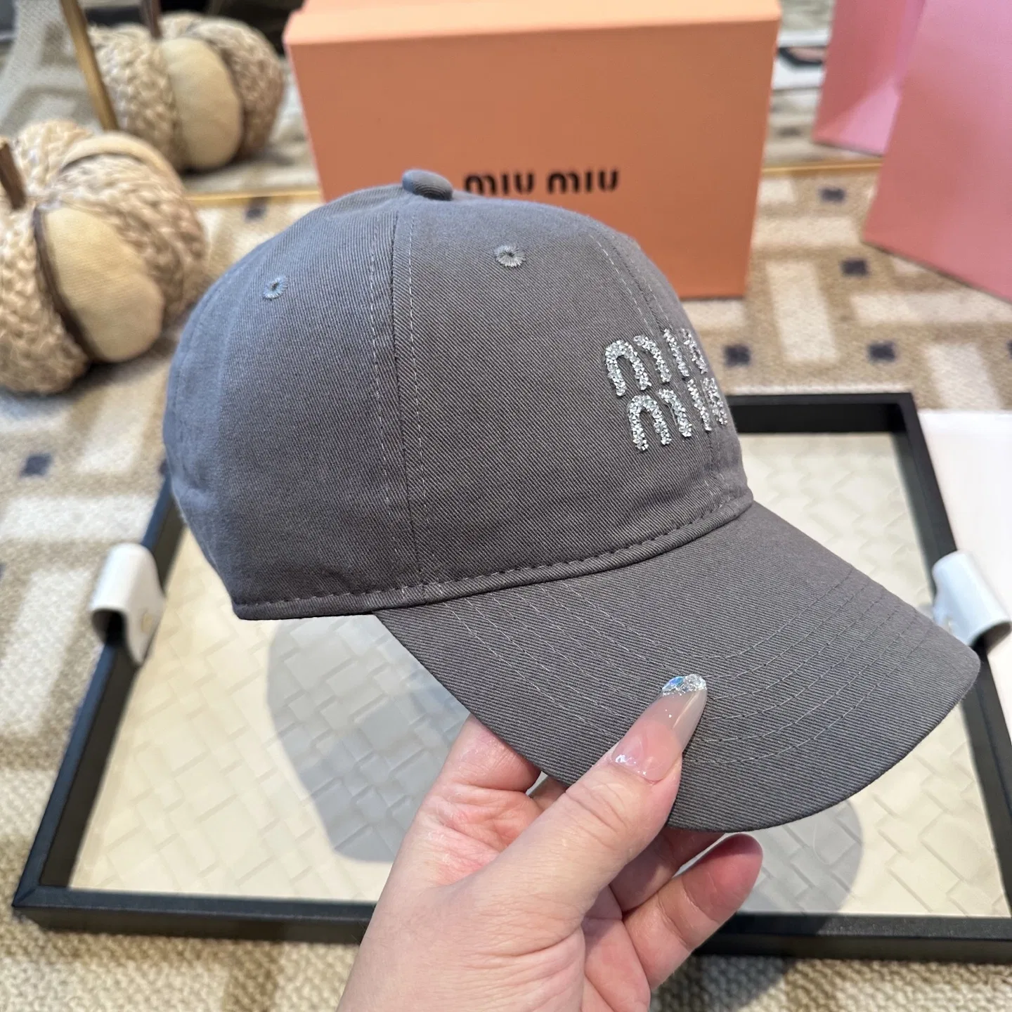 MIU 27FW TWLCQJQ 001 볼캡 18