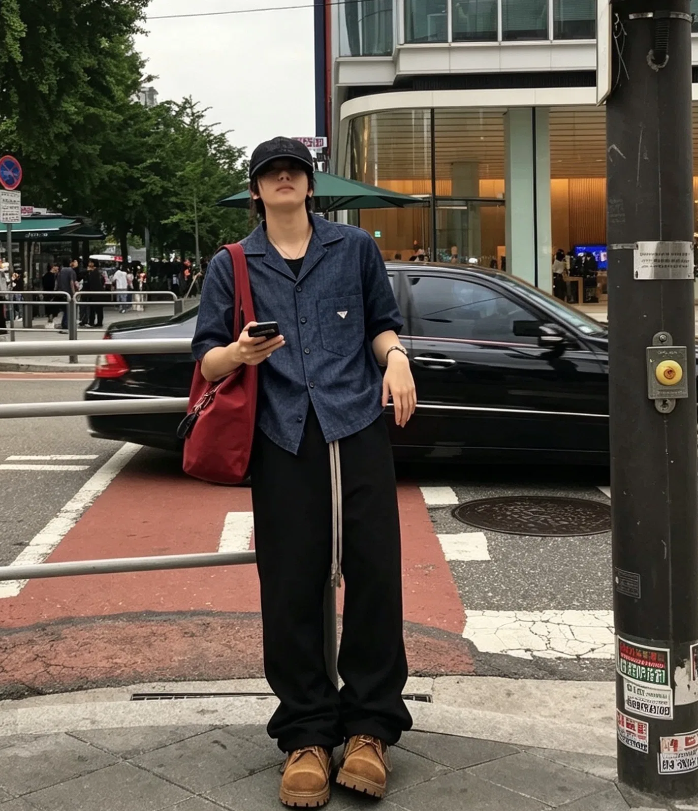 PRA 27FW AXONQXZ 019 데님반팔셔츠 18