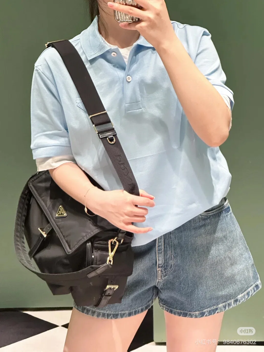 PRA 27FW AXONQXZ 054 폴로반팔티셔츠 9