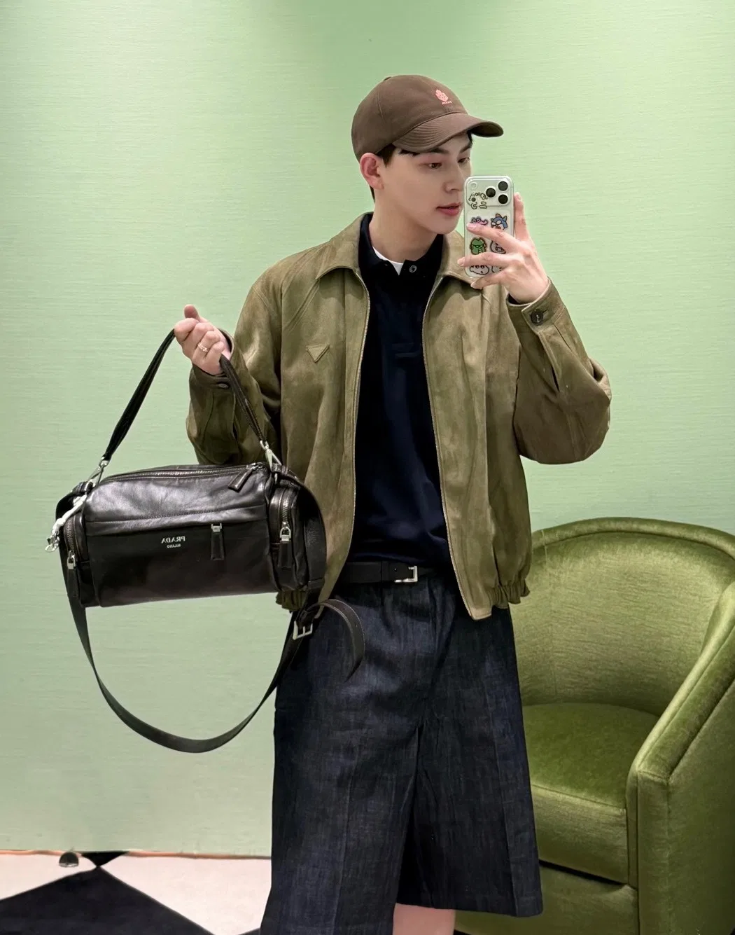PRA 27FW UPCUYIC 006 데님숏츠 13