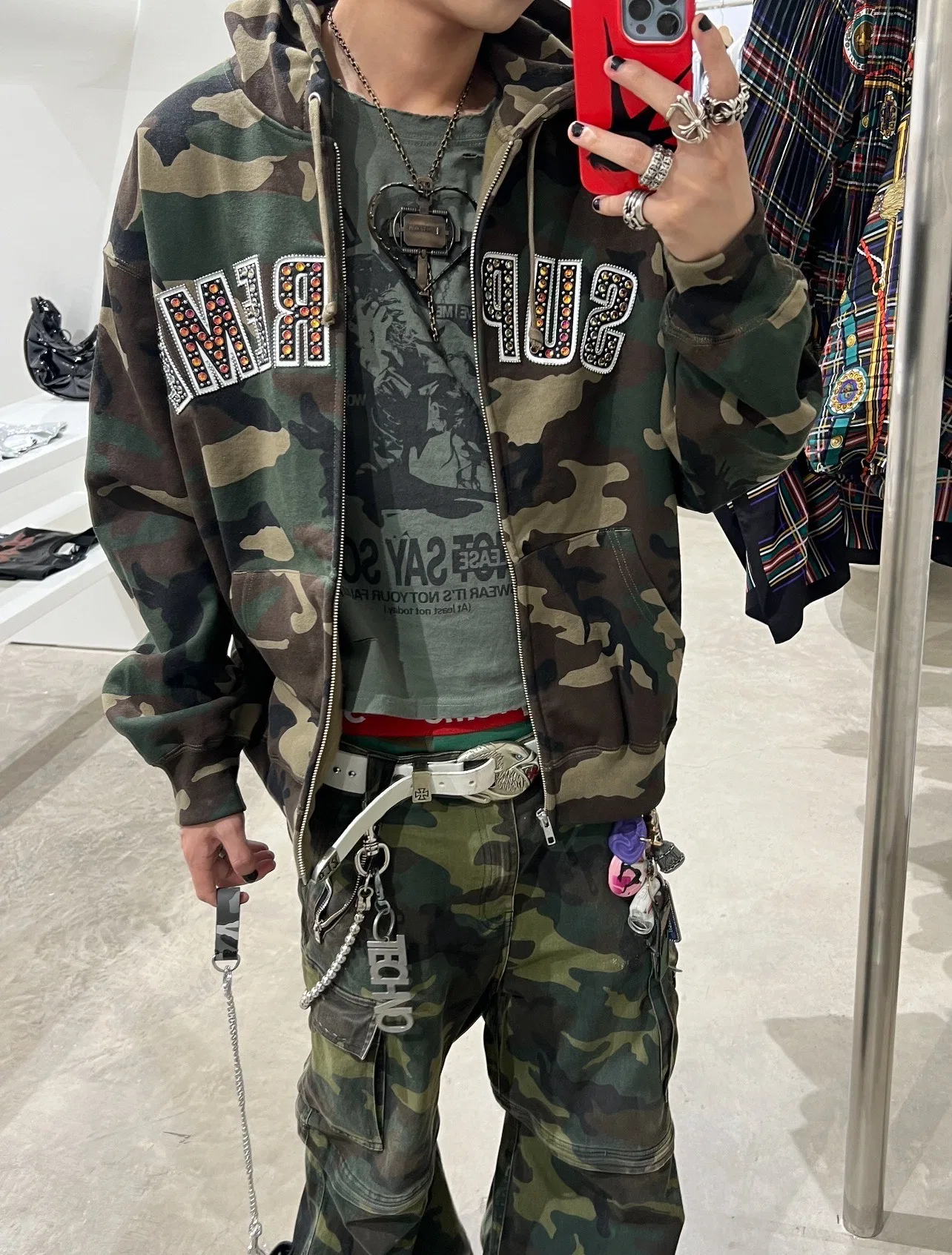 SUPRE 27FW NYZEWSF 023 집업후드 30