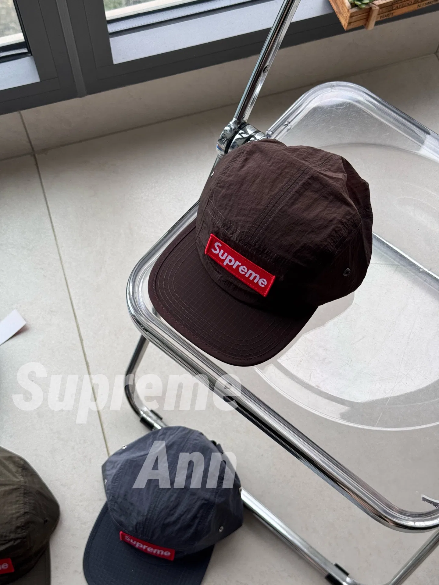 SUPRE 27FW NYZEWSF 050 캠프캡 11