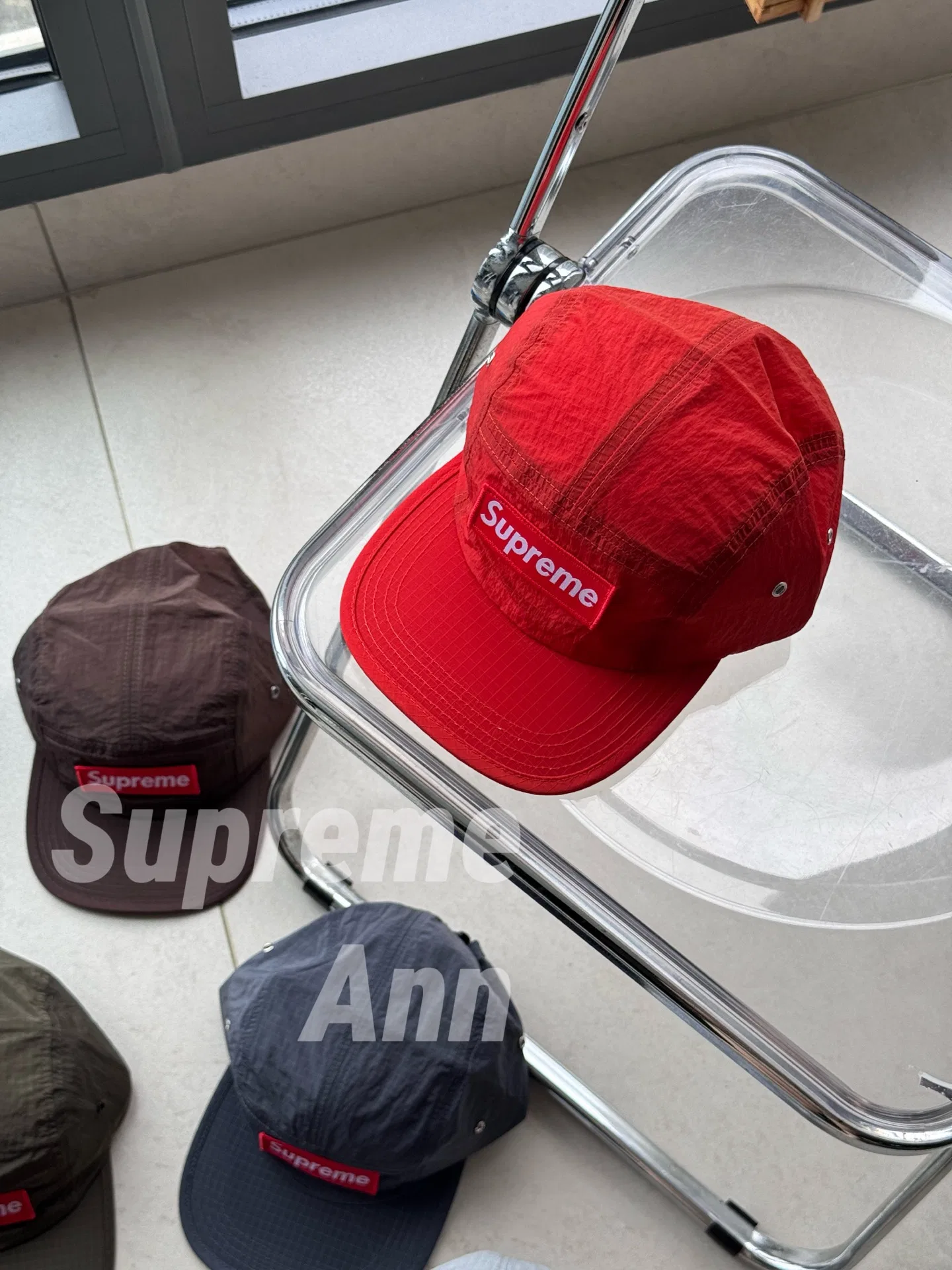 SUPRE 27FW NYZEWSF 050 캠프캡 13