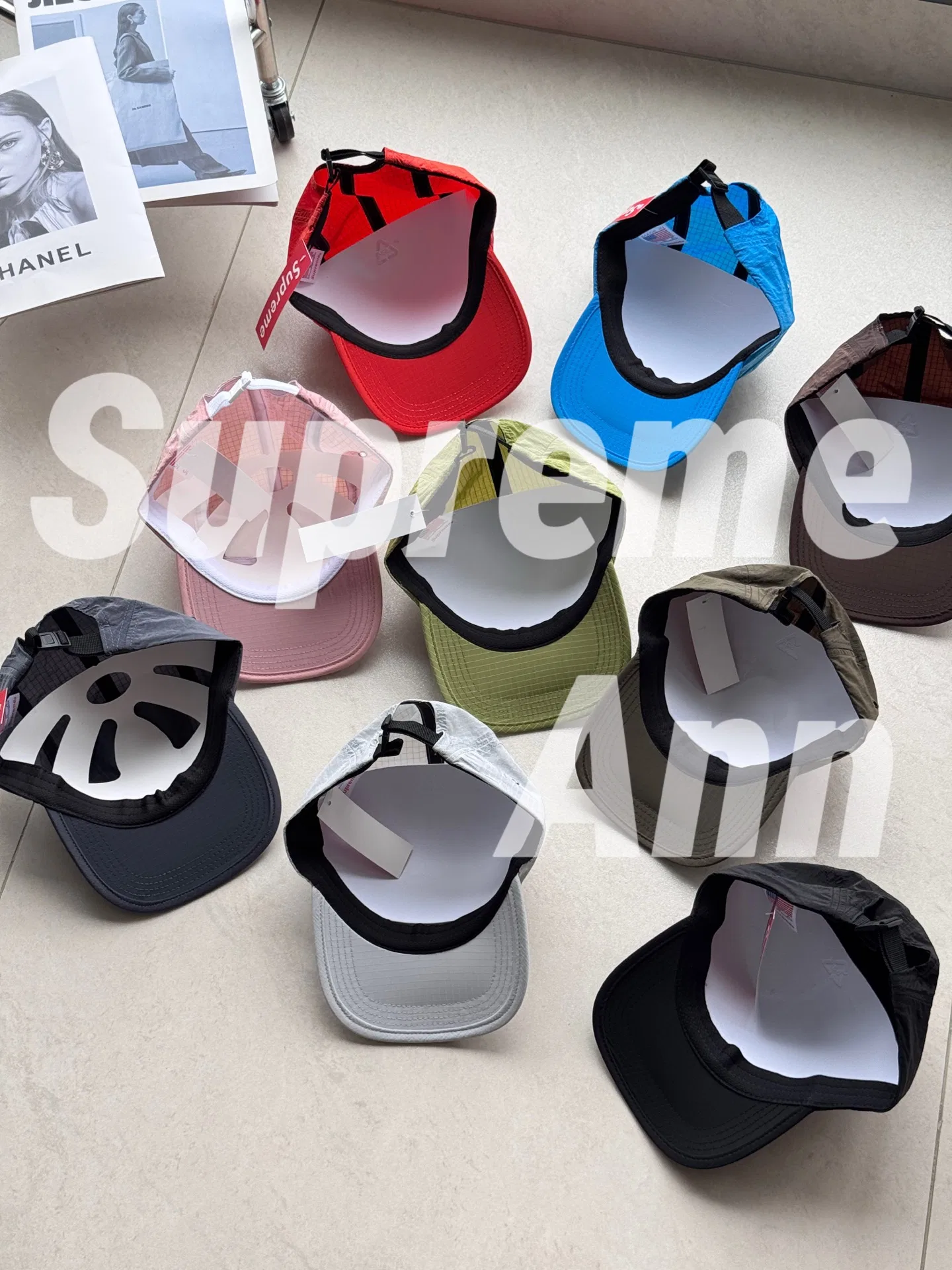 SUPRE 27FW NYZEWSF 050 캠프캡 16