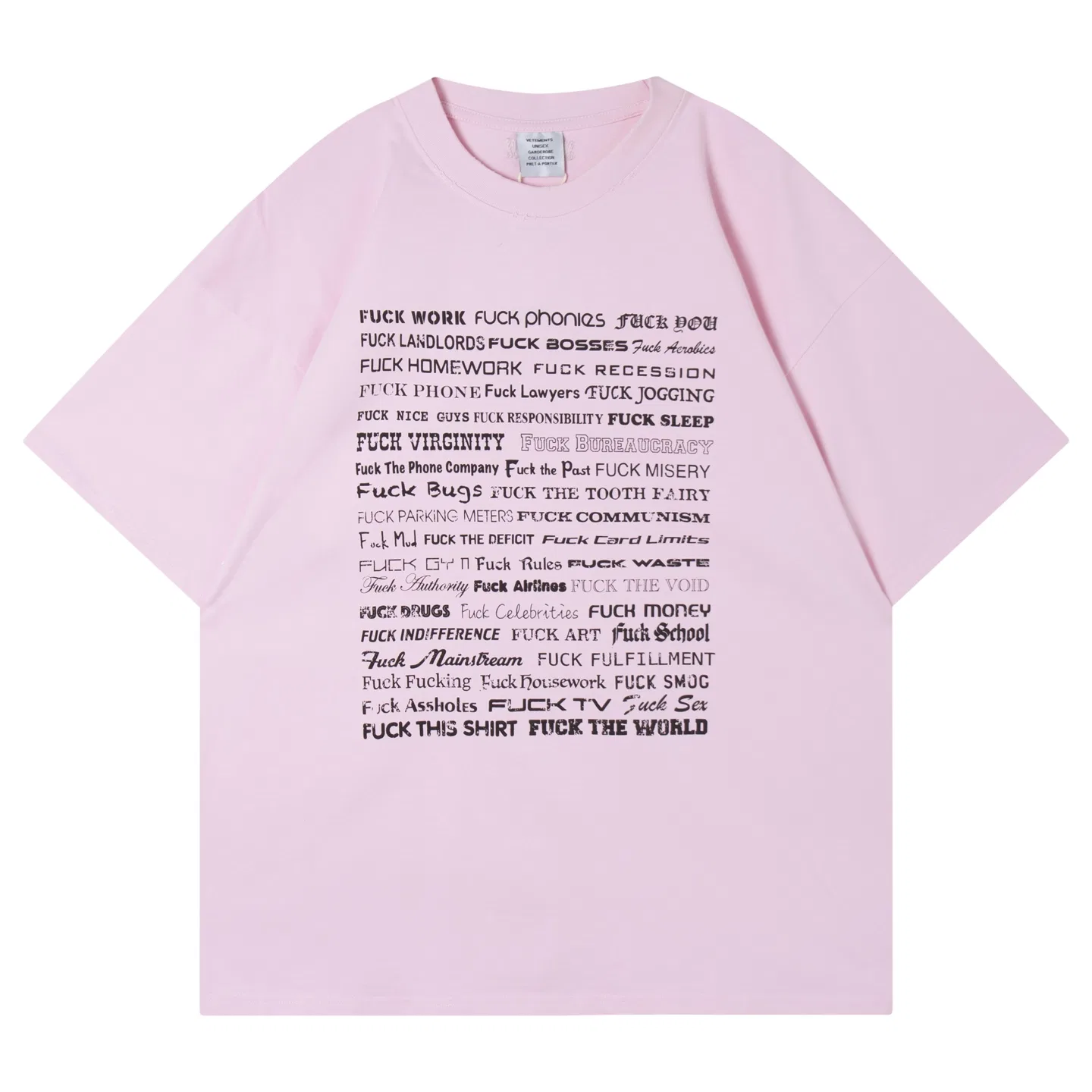 VETEMENTS 27FW ZDJWGZS 097 반팔티셔츠 8