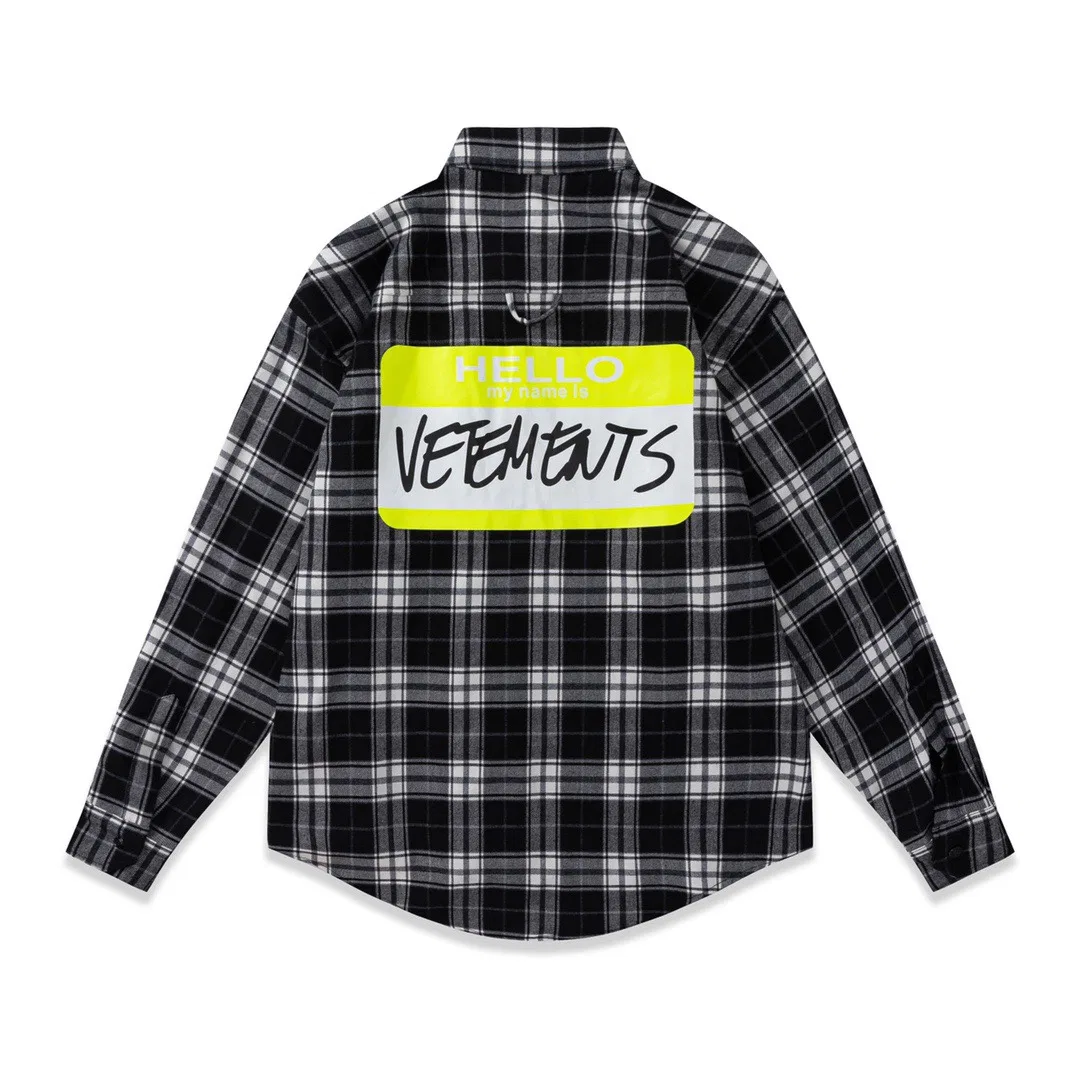 VETEMENTS 27FW ZDJWGZS 128 체크셔츠 8