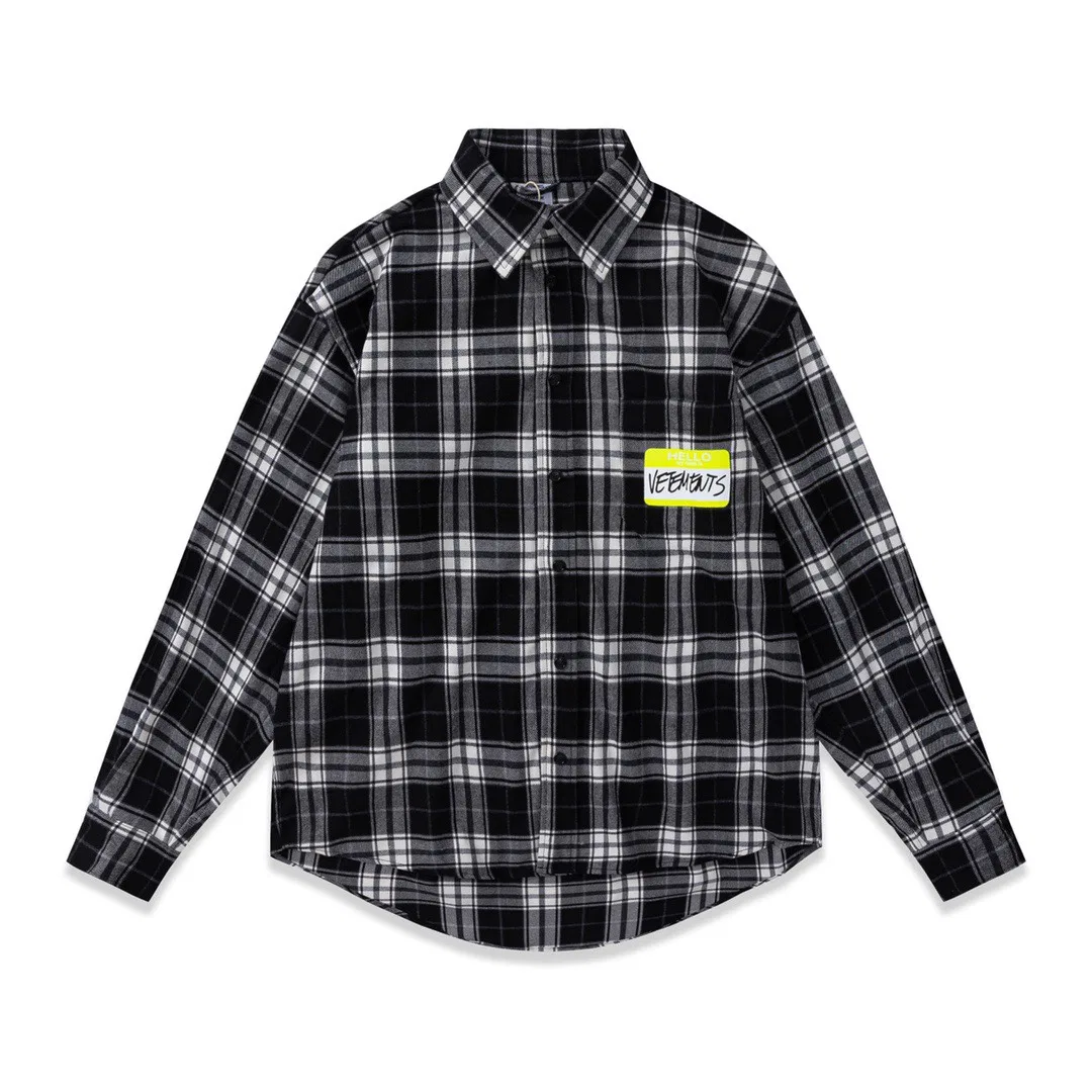 VETEMENTS 27FW ZDJWGZS 128 체크셔츠 7