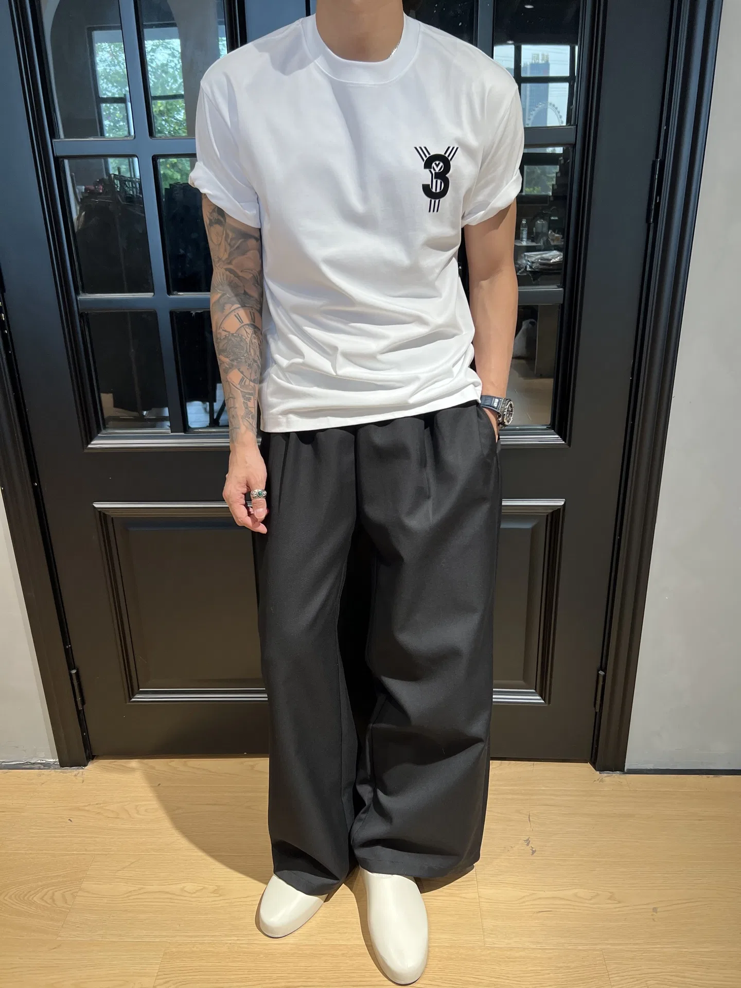 Y3 27FW FNWJMDZ 002 반팔티셔츠 9